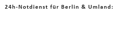 Reparaturservice Berlin anfragen: Tel: 030 / 37592791 oder - 93